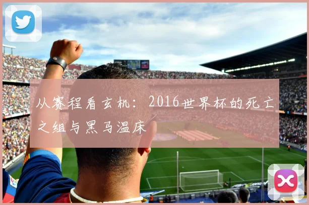 从赛程看玄机：2016世界杯的死亡之组与黑马温床