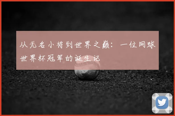 从无名小将到世界之巅:一位网球世界杯冠军的诞生记