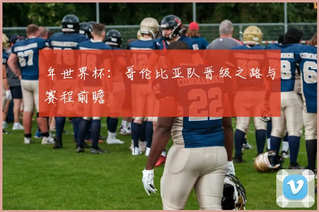 年世界杯：哥伦比亚队晋级之路与赛程前瞻